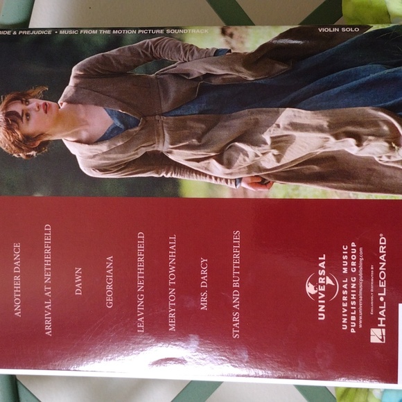 Sheet Music Scores from Pride & Prejudice the Motion Picture BOOK - Picture 2 of 5
